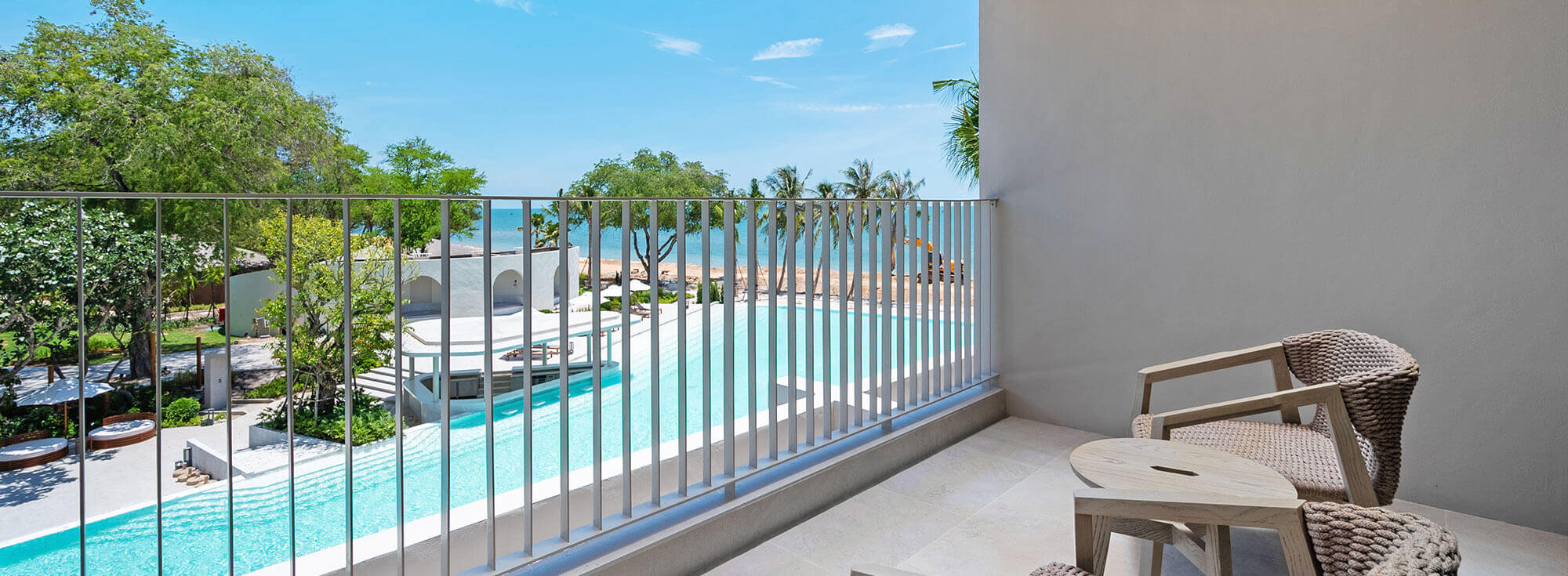 Room with balcony