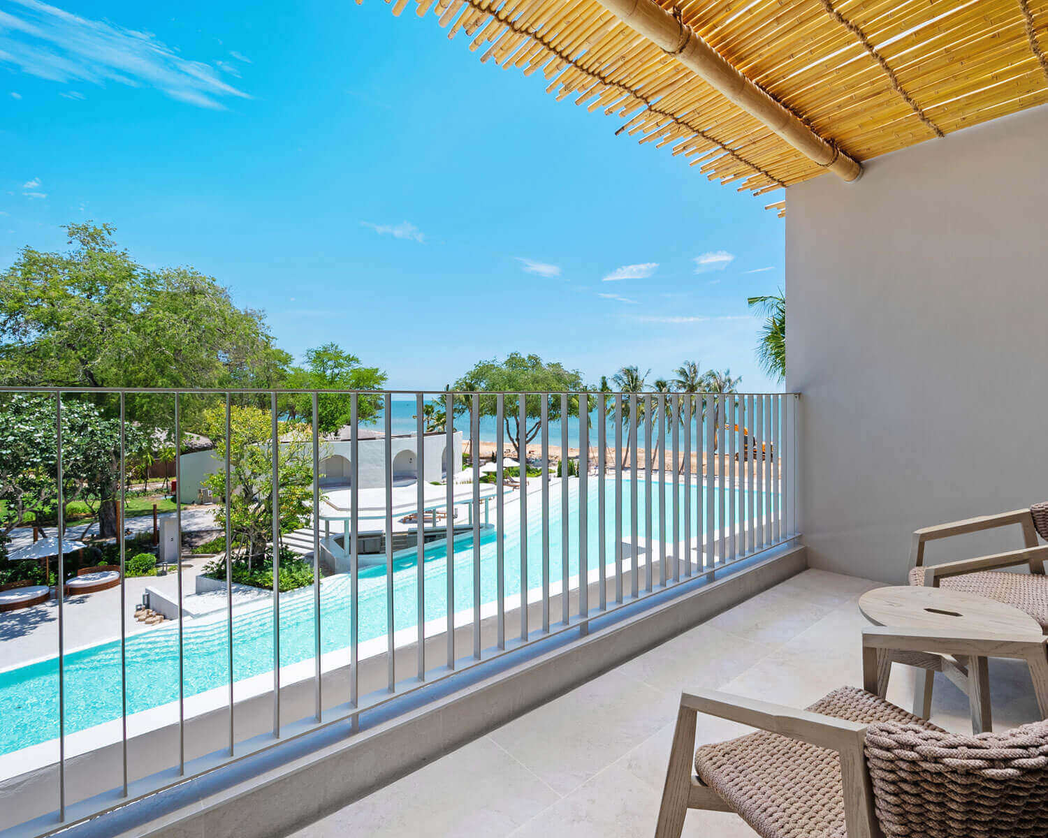 Room with balcony
