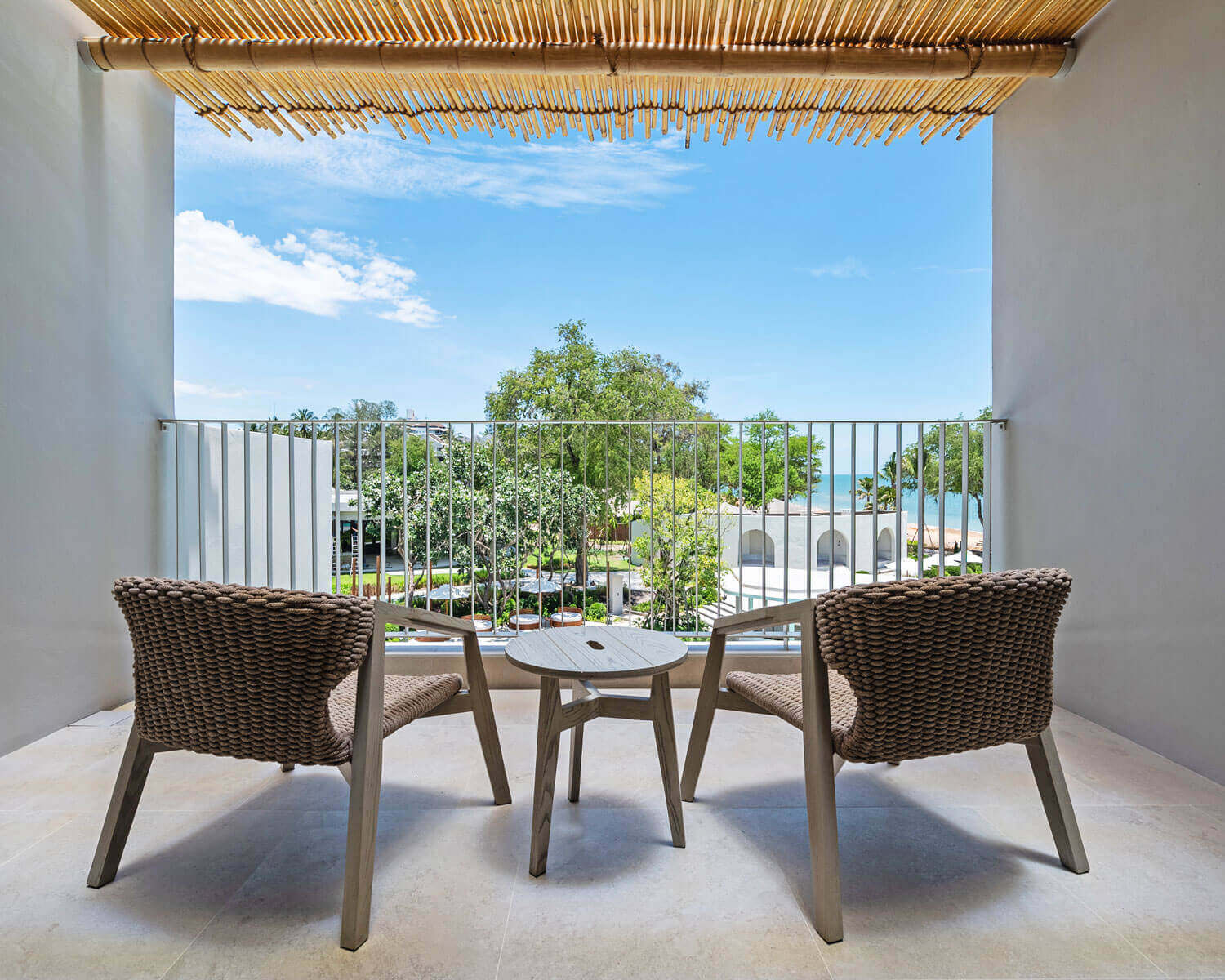 Private balcony