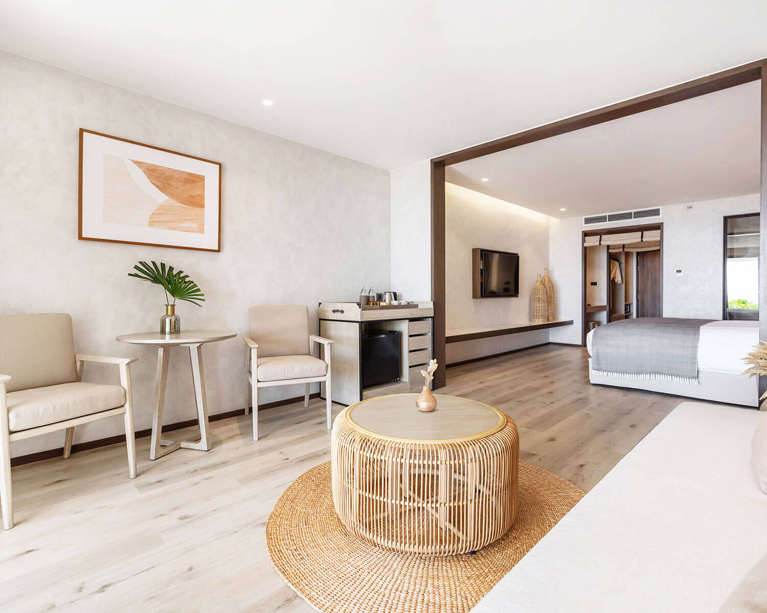 Spacious bedroom suites